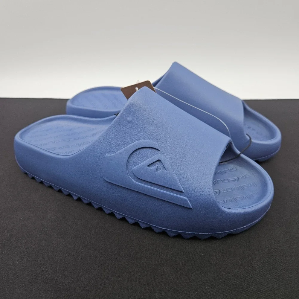 Quiksilver Cloudbreak Blue Slide Sandals Mens Size 12 EVA Beach Pool AQYL101307